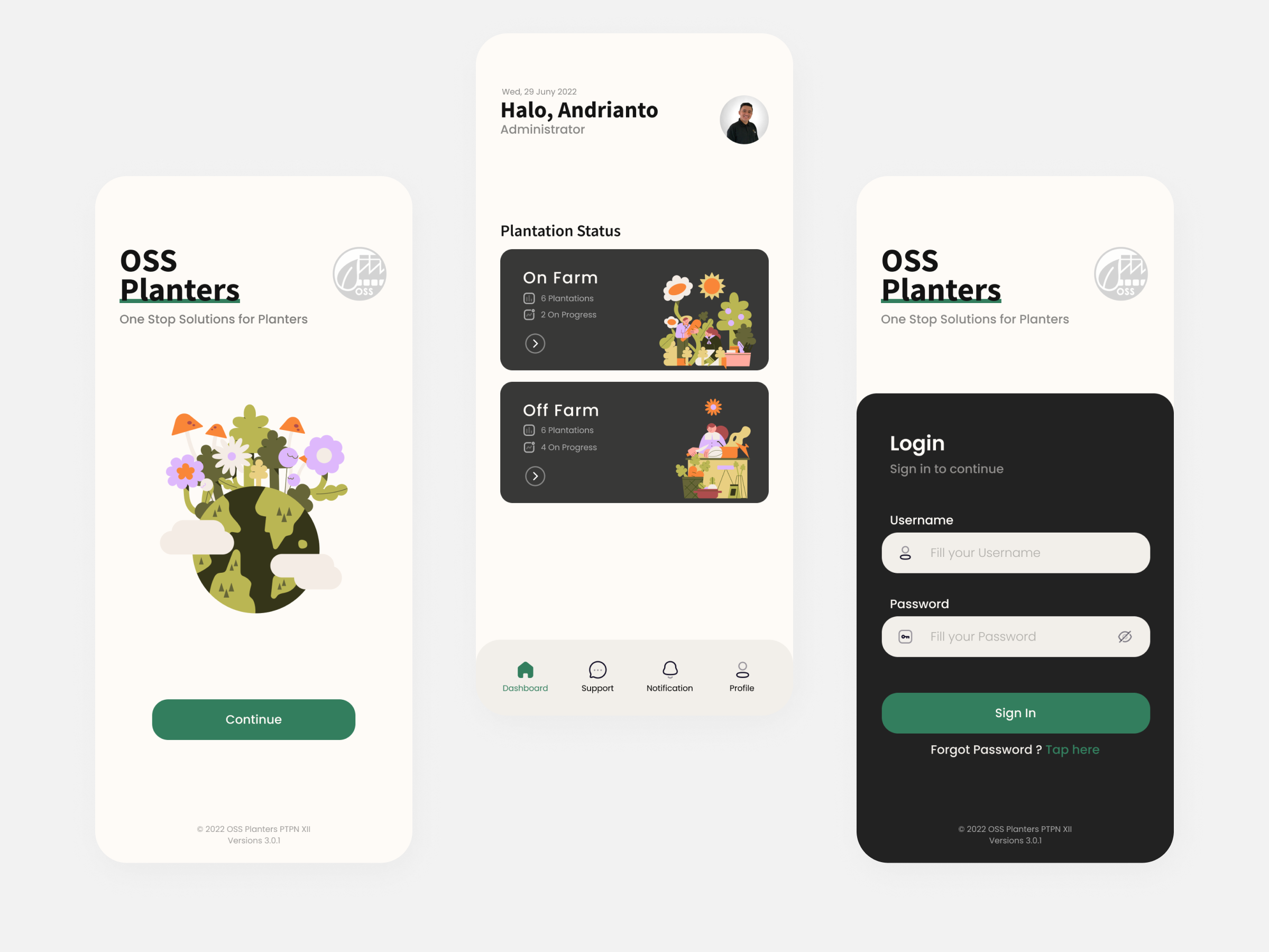 Redesign OSS Planters